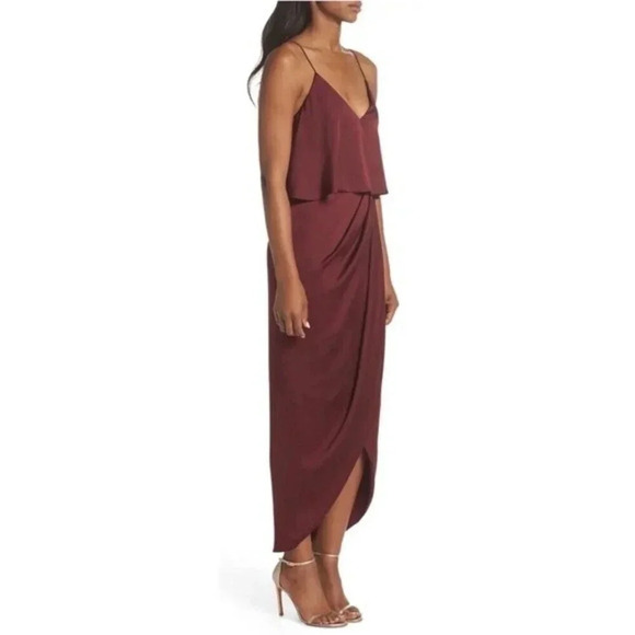 NEW, Shona Joy, Luxe Frill Tulip Hem Maxi‎ Dress - Picture 3 of 14